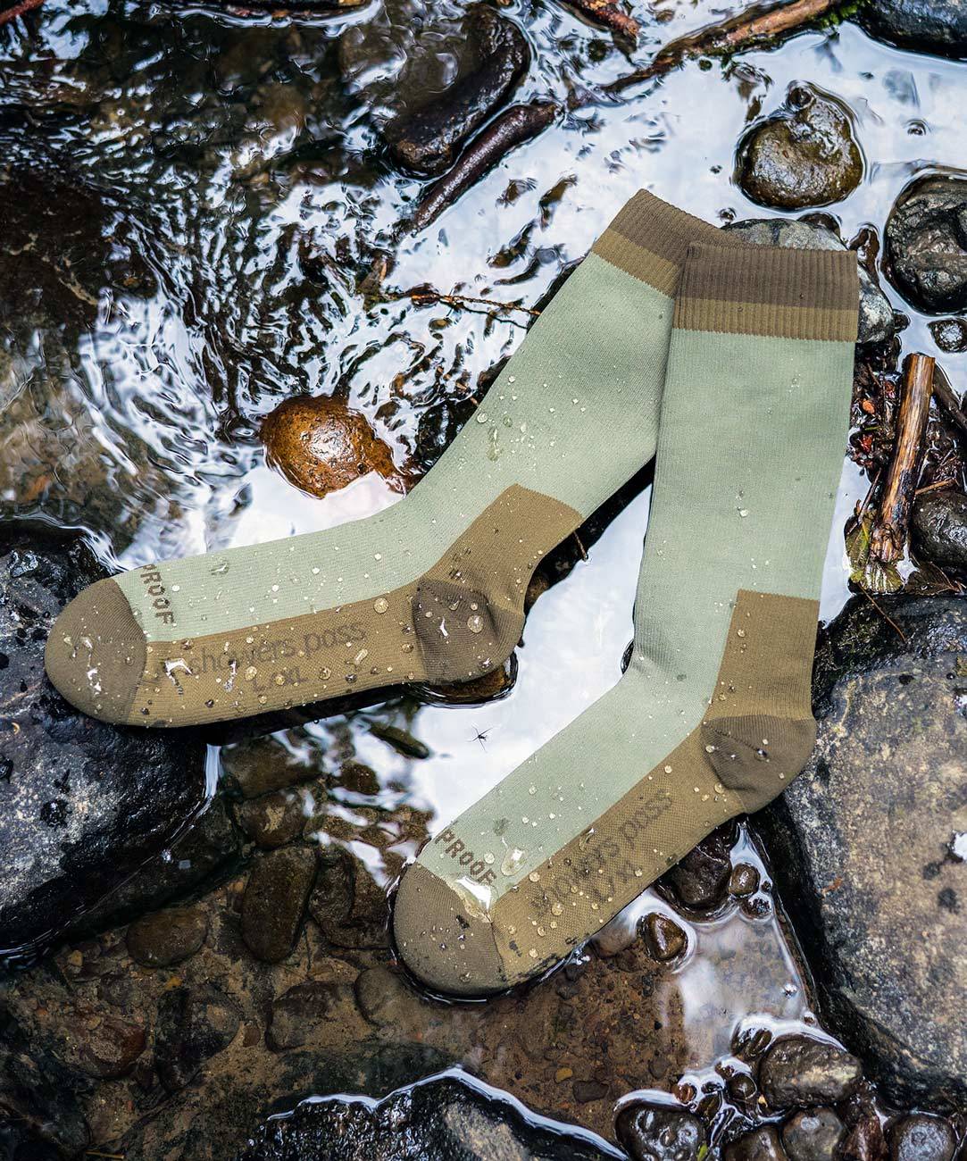 Crosspoint Waterproof Mountain Socks - Wool Blend
