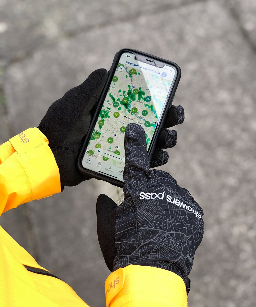 Women's Cross Point Wind Glove TS